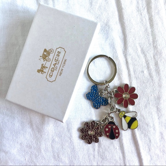 Coach Spring Time Keychain Charm